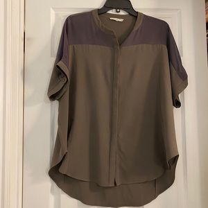 Lush Mauve Flowy Blouse